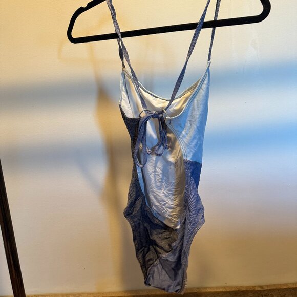 Solid and Stripped One Piece - Picture 2 of 3